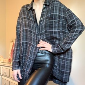 UO Boyfriend Flannel